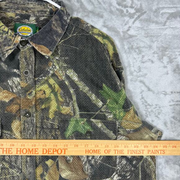 Cabelas Button Shirt L/S‎ Mens XL Camouflage - Picture 13 of 15
